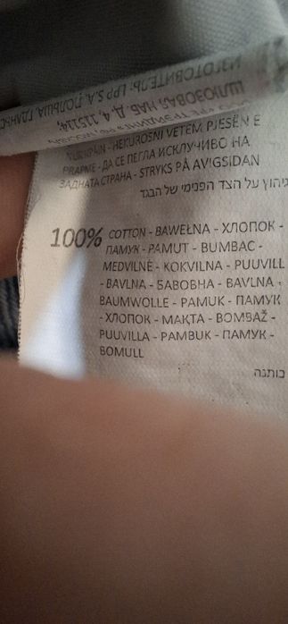 Jeansy DENIM jasno niebieskie z ciemną nogawki rozm.40