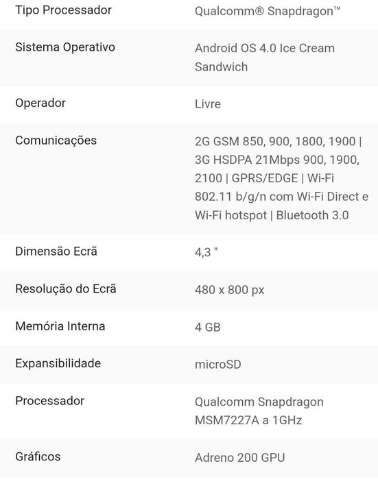Telemóvel Android Lg