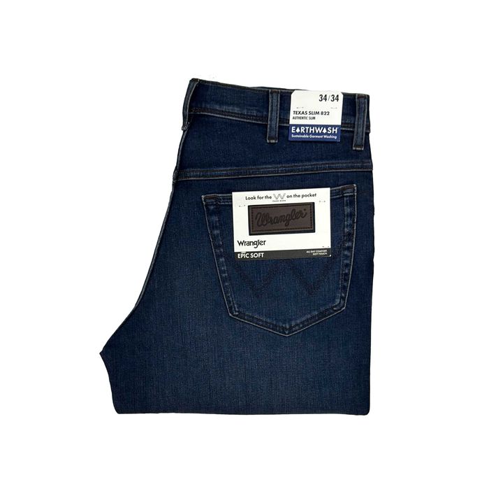 Spodnie męskie jeansy Wrangler Texas Slim 822 Silkway W34 L34