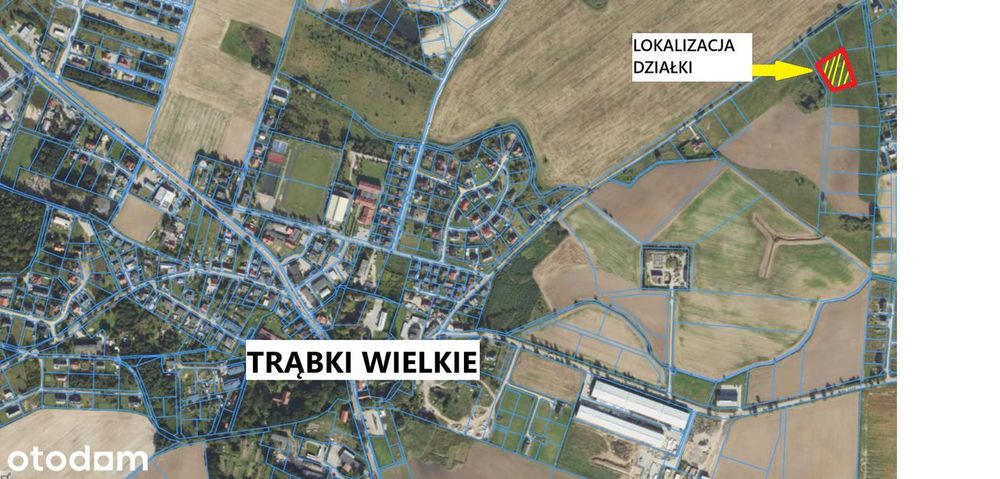 Działka siedliskowa w Trąbkach Wielkich