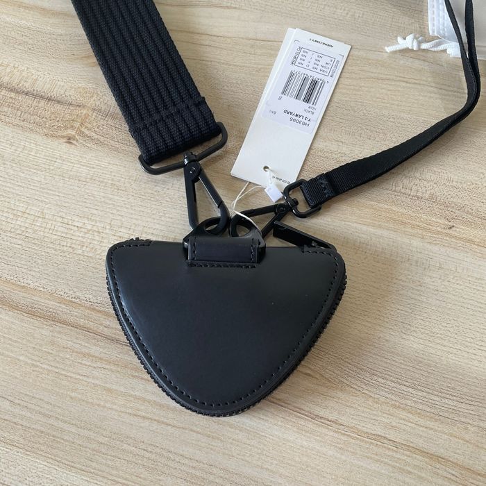 Шкіряний гаманець Y-3 Yohji Yamamoto Mini leather zippered coin purse
