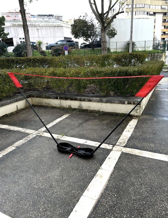 Rede de badminton extensivél