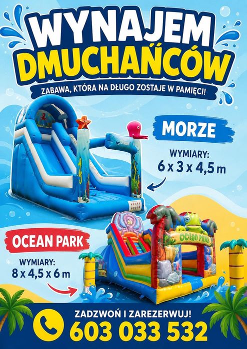 Wynajem dmuchańców