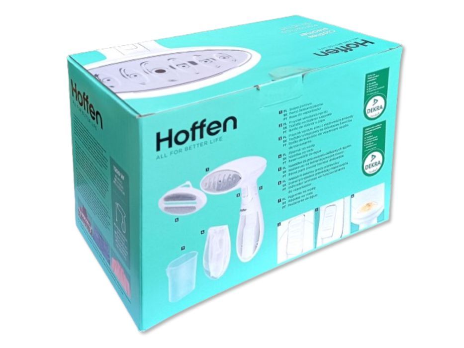 Składana parownica do ubrań Hoffen - 1200W - Biała