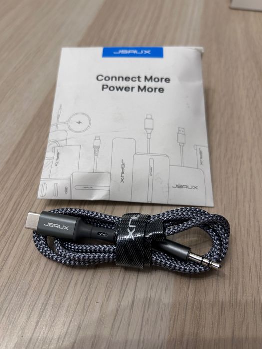 Kabel USB-C aux jack 3.5mm