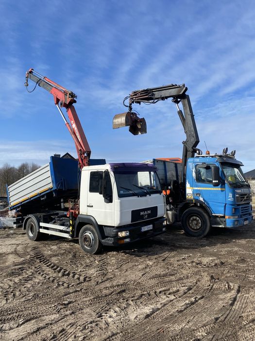 Uslugi transportowe wywrotka hds