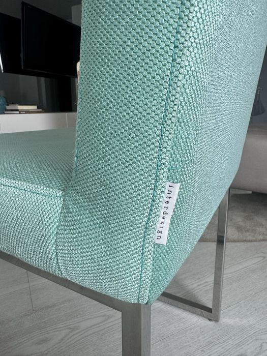 2 cadeiras Interdesign modernas | inox | como novas |299€