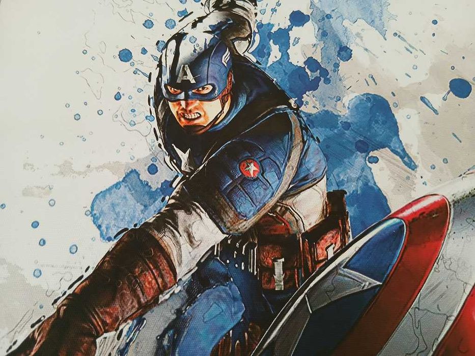 Poster - Capitão América (tela 30x40 cm)
