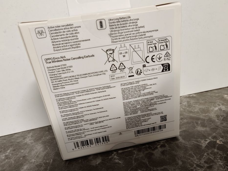 Oppo Enco Air4 słuchawki NOWE