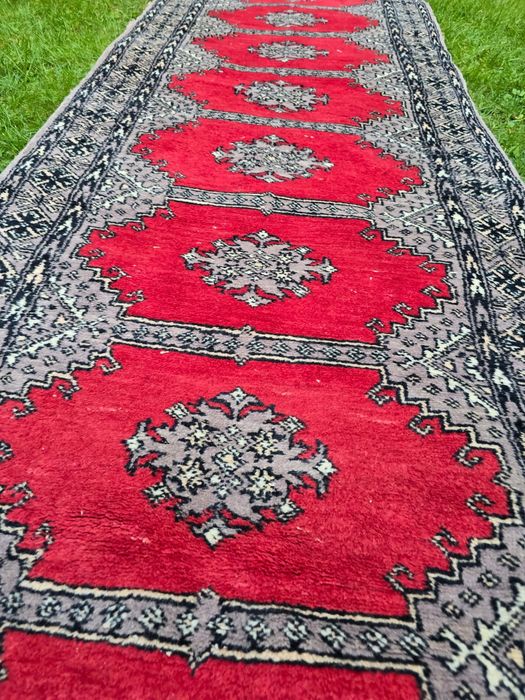 Buchara - Piękny chodnik wełniany- Rękodzieło - 84 x 250 cm