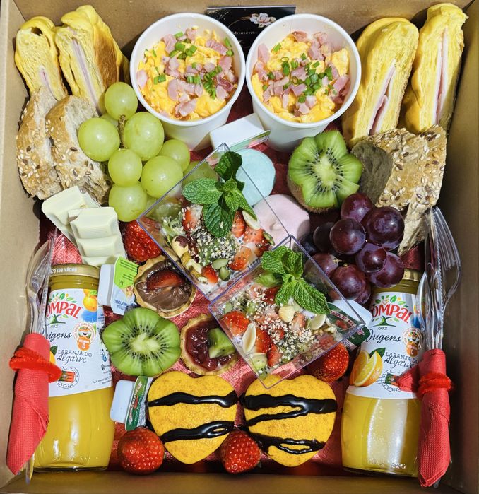 Box pequeno almoco dia da mulher