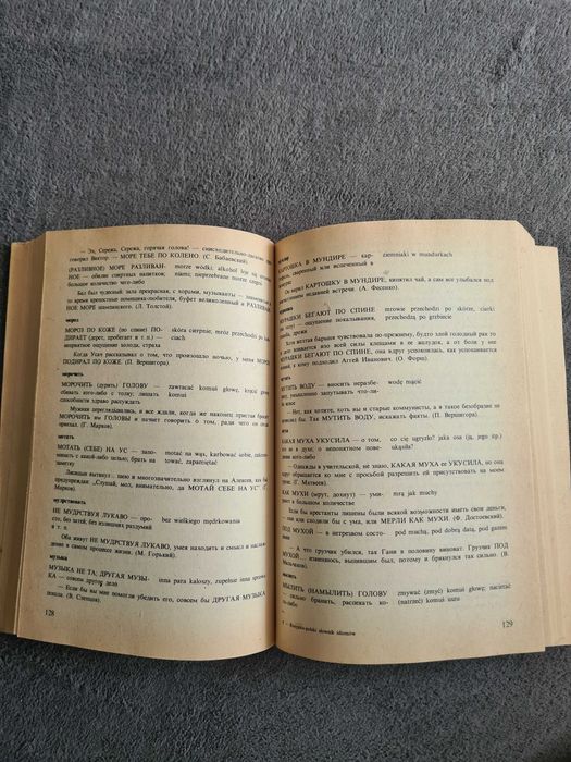 Rosyjsko-polski słownik idiomów • Olgierd Spirydowicz • PWN 1988