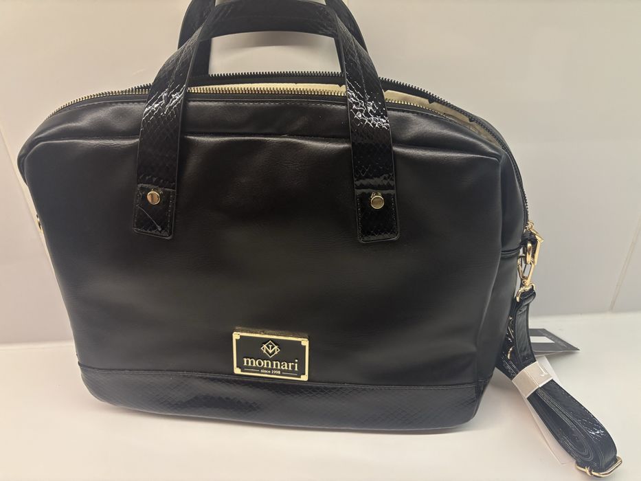 Torba Monnari skórzana new casual 45/30
