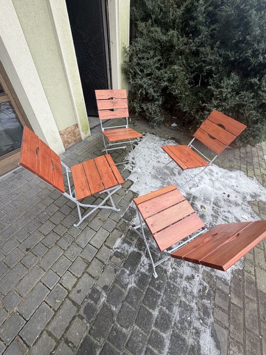 Zestaw krzesel ogrodowych plus stolik