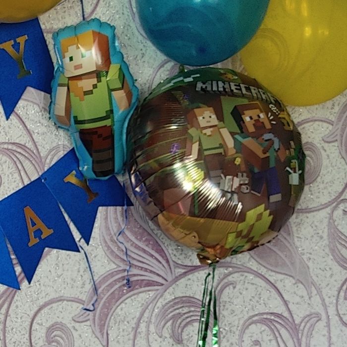 Повітряні кульки Minecraft