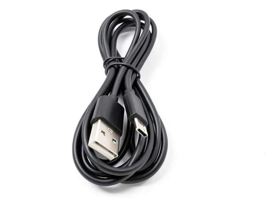 N182 Kabel USB Na USB Typ C Czarny Przewód Do Ładowania I Transmisji Danych Szybkie Ładowanie Solidny Trwały Uniwersalny Do Telefonu Tabletu 150 cm