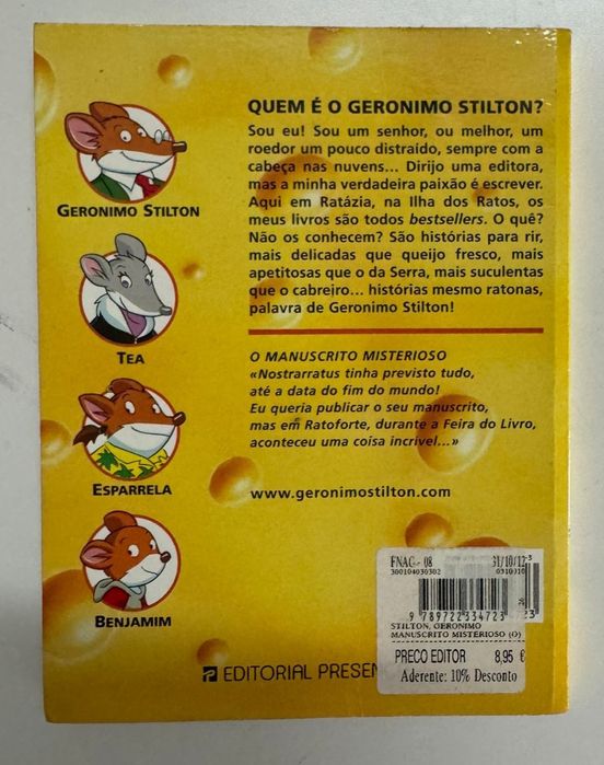 Livro O manuscrito misterioso