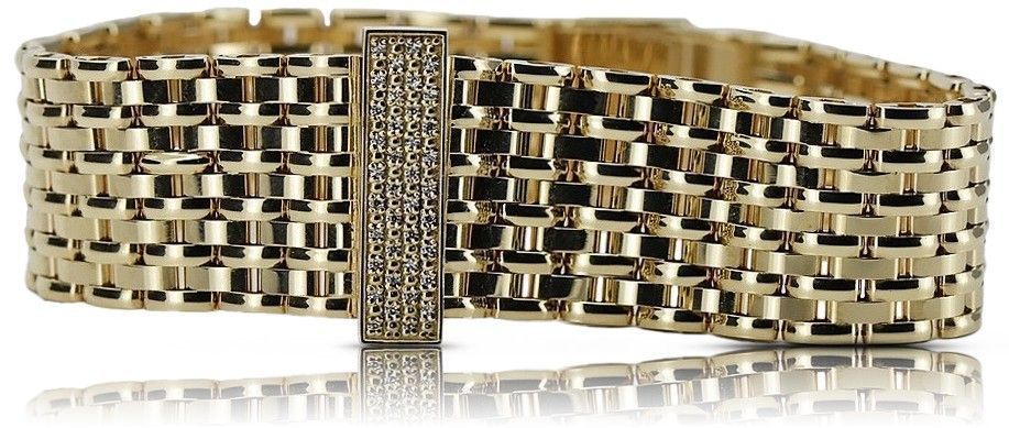 Złota bransoleta do zegarka z łącznikiem męska 14k 585 Gdańsk