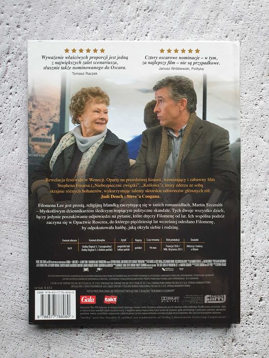 Film DVD - Tajemnica Filomeny - Judi Dench