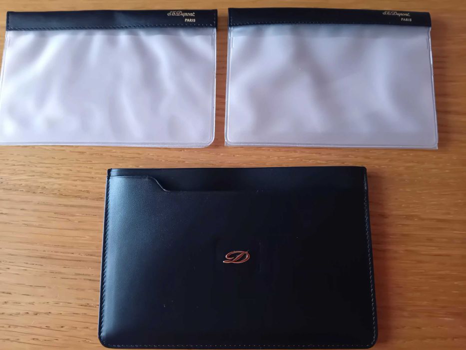 Porta cartões em pele S.T.Dupont