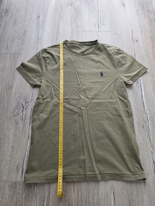 Męski T-shirt Polo Ralph Lauren, rozmiar S, oliwkowy / khaki