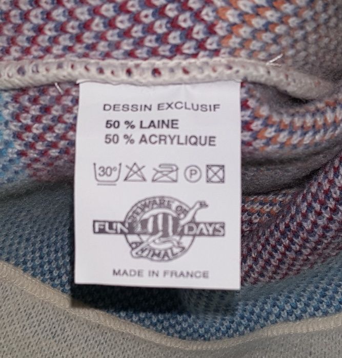 Gruby nowy sweter FunDays Made In France