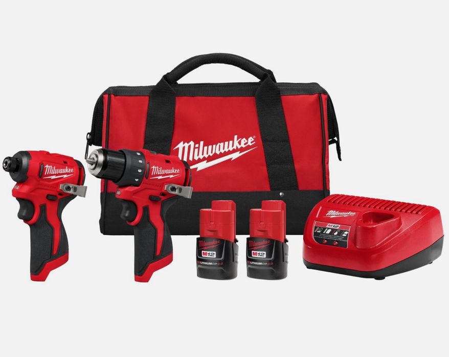Набір безщіткових шуруповертів Milwaukee 3494-22 M12 Subcompact
