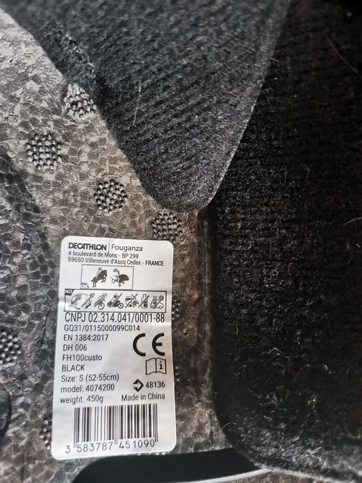 Colete de proteção + Toque de equitação criança – Excelente estado