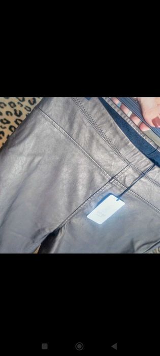 Leginsy woskowe, nowe z metką , skórzane