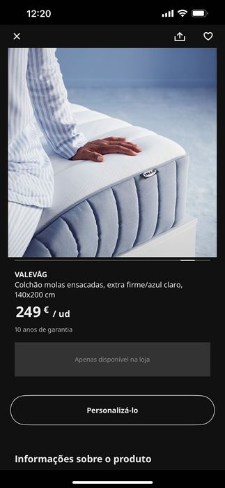 Cama (c/gavetas) + Colchão QUASE NOVO c/ fatura e garantia