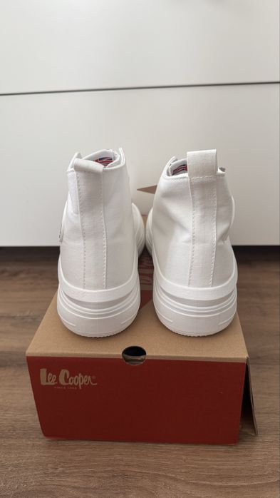 Lee Cooper trampki damskie za kostkę białe roz. 38