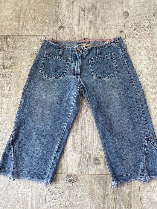 Jeansy r. 140 7/8 spodnie proste nogawki