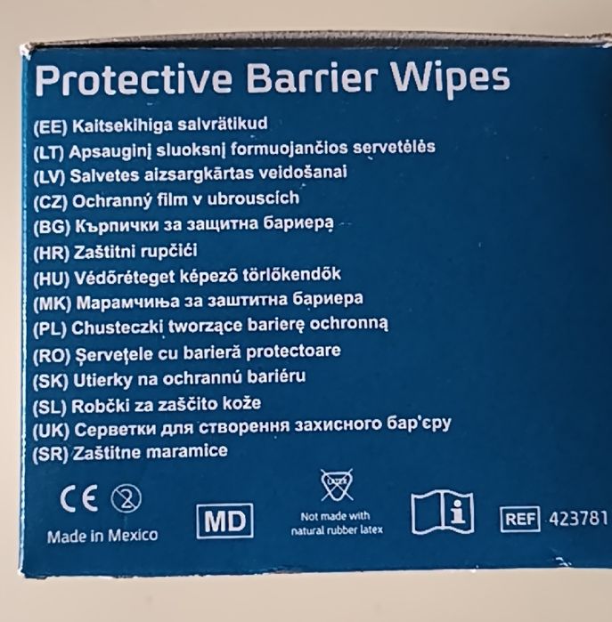 Chusteczki do pielęgnacji skóry wokół stomii ConvaTec.