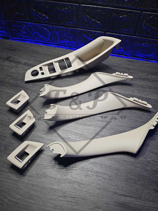 Conjunto Puxadores Interiores 7 Peças BMW F10 F11 F18 -Série 5 - NOVOS