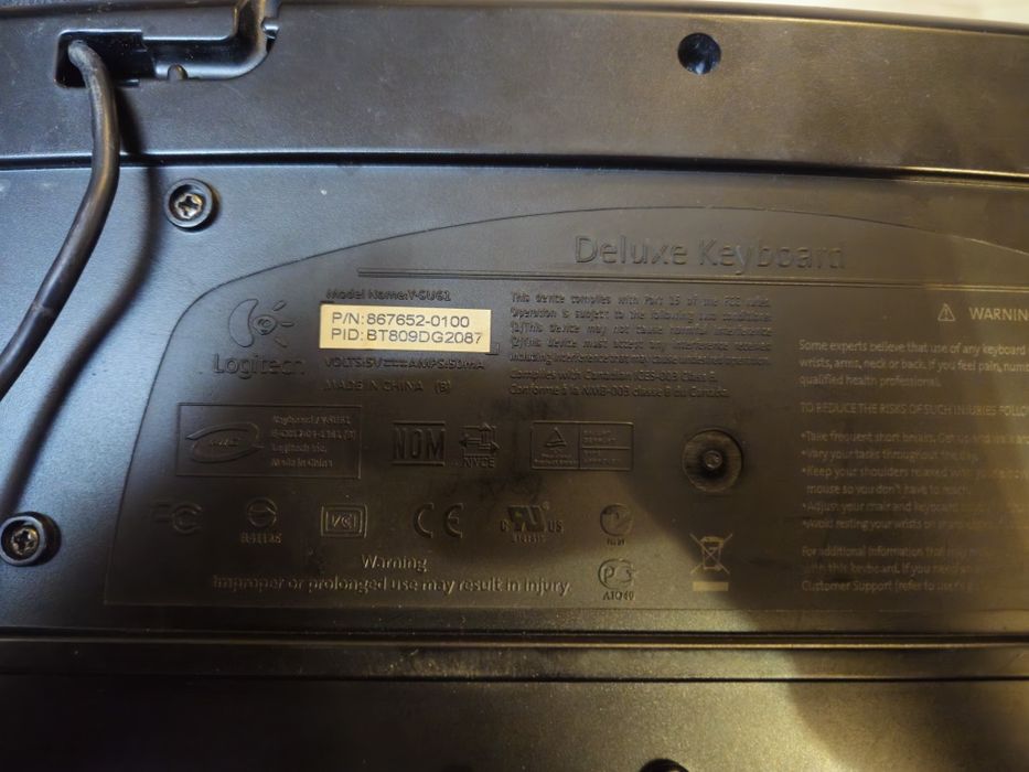 Klawiatura logitech deluxe V-SU61
