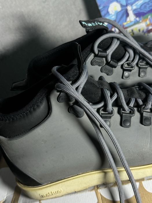 Черевики Native Fitzsimmons сірі на флісі