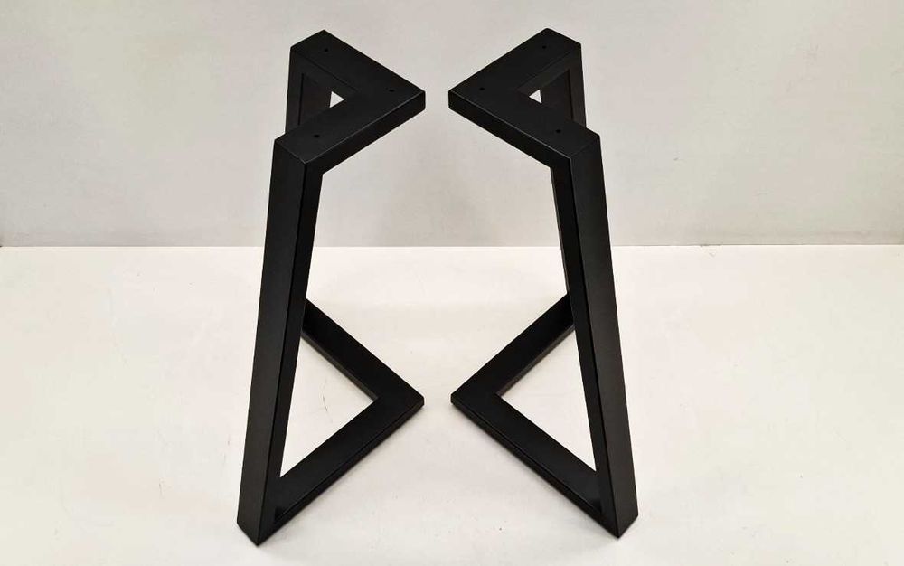 Опори для столу з металу | Ніжки Лофт, підстілля для стільниці