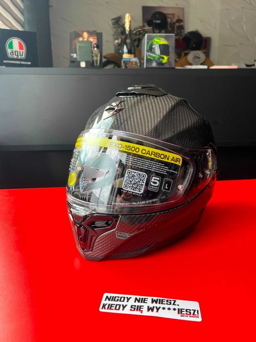 Kask motocyklowy SCORPION EXO EXO-1500 Carbon Air Solid Black !Pytaj o dostępność!