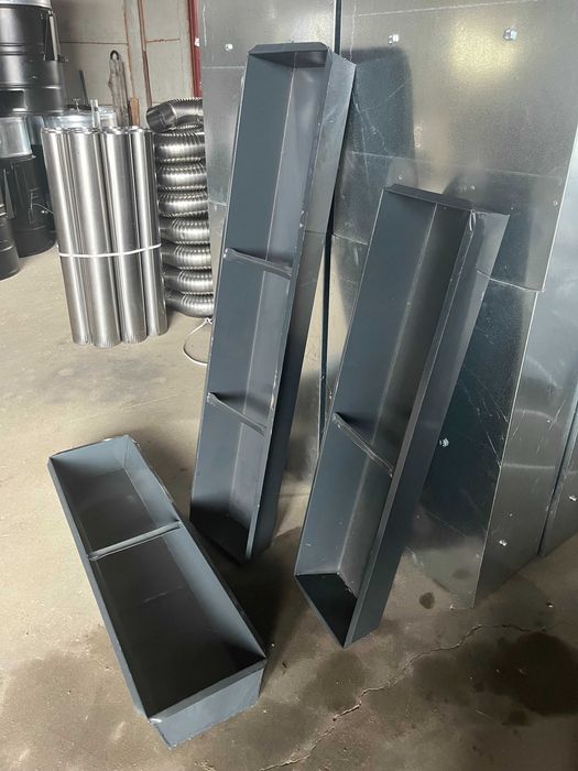 Koryto karmidło korytko dla zwierząt metalowe / długość 100 lub 125cm