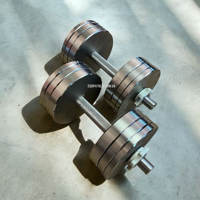 Розбірні Сталеві Металеві гантелі 2шт 10,16,18,20,26,30,40КГ гантель