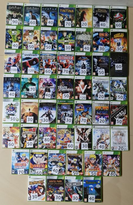 WYPRZEDAŻ Kolekcja Gry na Xbox Classic 360 One PL