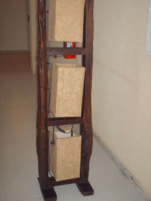 conjunto de 3 candeeiros de quarto