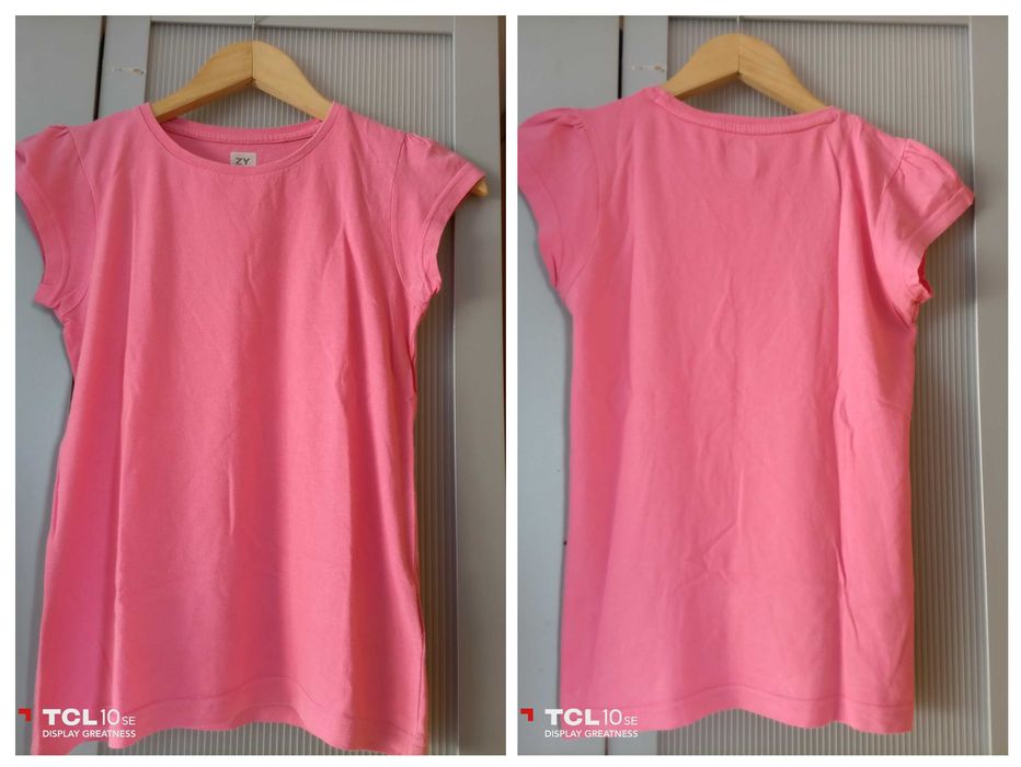 T-shirts de diferentes tamanhos