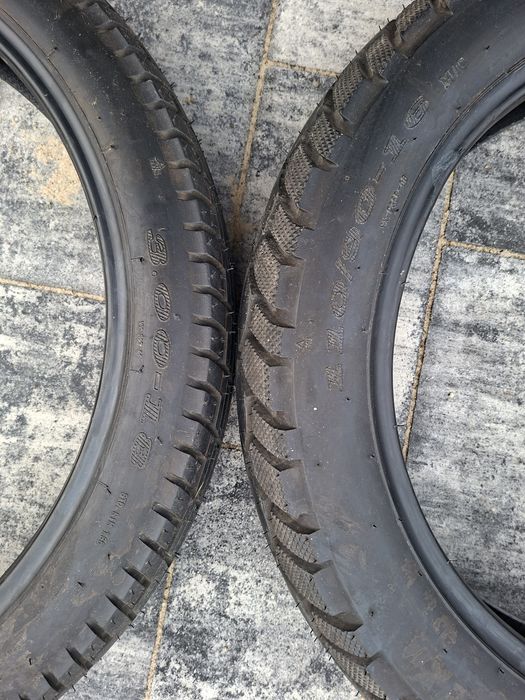 Oryginalny komplet opon 3.0-18, 110/90-16 Romet Soft Chopper 125 - przebieg 220 km