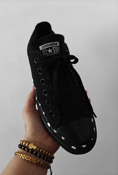Converse trampki niskie damskie czarne 37,5/24 cm