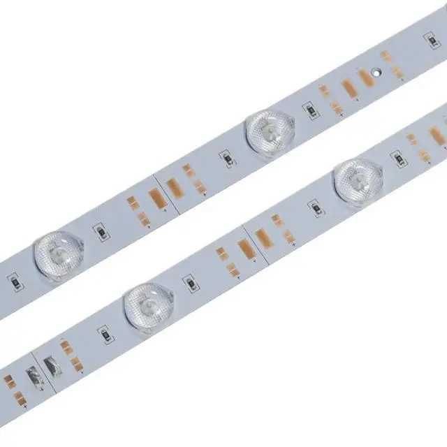 Світлодіодна LED лінійка 12v 3030 з лінзою