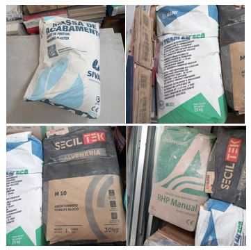 Argamassas Massa acabamento  Massa regularização  colagem