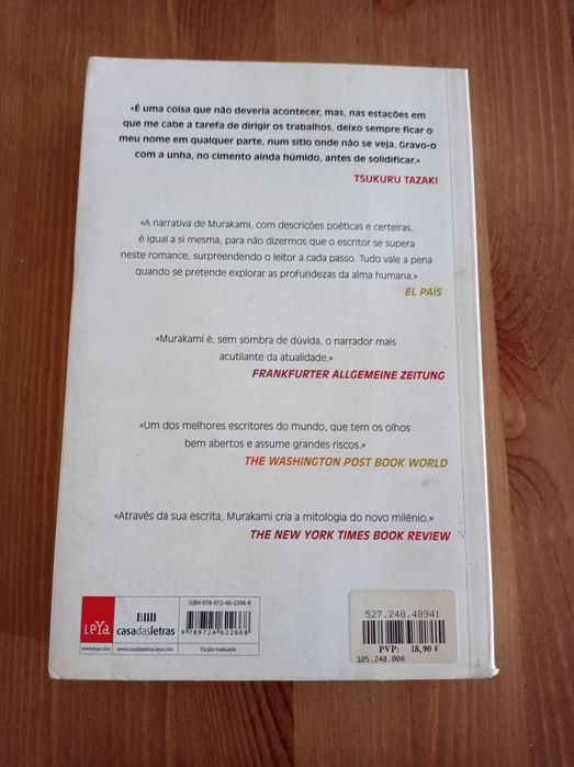 A peregrinação do rapaz sem cor - Haruki Murakami