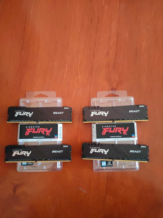 Pamięć Kingston Fury Beast, DDR4, 128 GB, 3200MHz, CL16