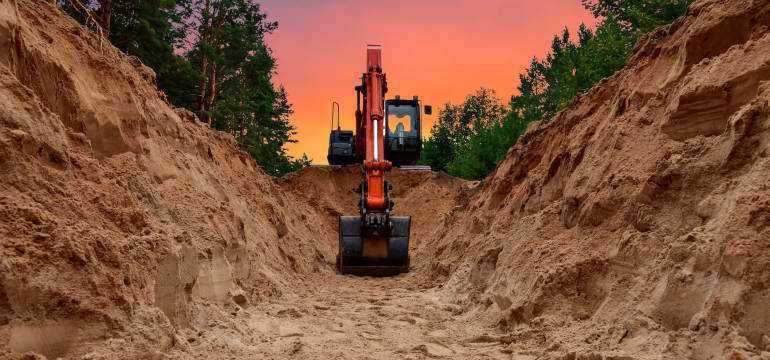 Usługi Koparką 3-25 T/Minikoparką/Koparko-Ładowarką MŁOT Wykopy